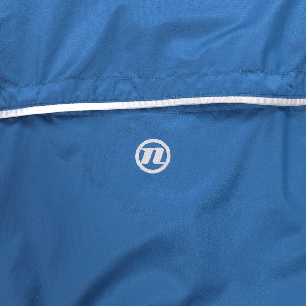 Novara Jacket Mens XL Blue Cycling Conversion Reflective Full Zip Vented Outdoor - Picture 9 of 14